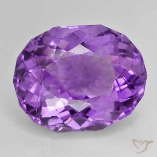 30.90ct Natural Violeta Intenso Ametista, oval, VVS