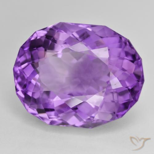 Ametista Violeta Intenso Natural 30.90ct, oval, VVS