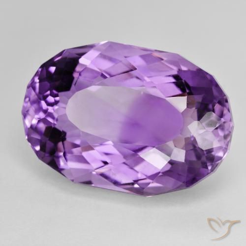 Ametista Violeta Púrpura Profundo Natural 26.10ct, oval, VVS