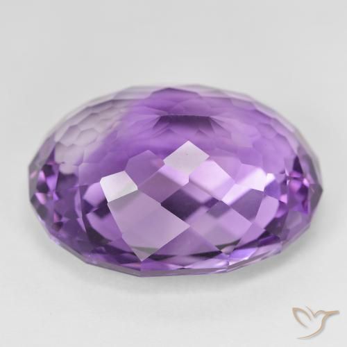 Ametista Violeta Vívido Natural 31.24ct, oval, VVS-VS