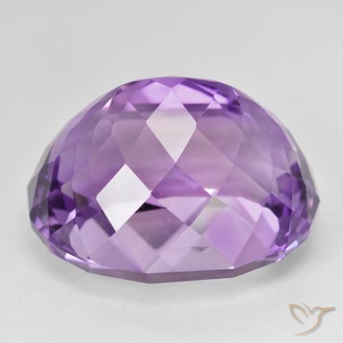 Ametista Violeta Púrpura Natural 37.96ct, oval, VVS-VS