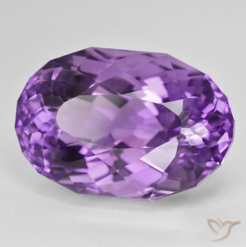 Ametista Violeta Intenso Natural 31.99ct, oval, VVS-VS