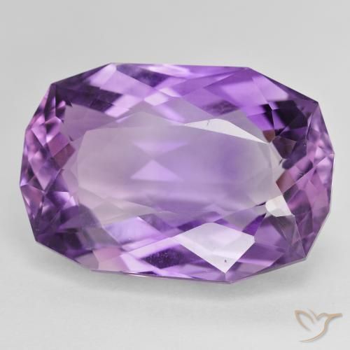 Ametista Violeta Púrpura Médio Natural 28.85ct, Almofada, VVS-VS