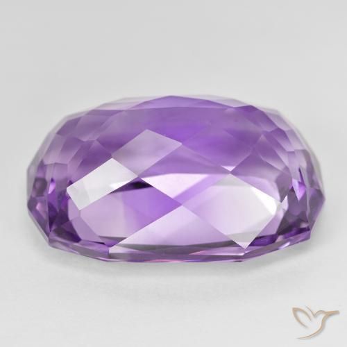 Ametista Violeta Púrpura Médio Natural 28.85ct, Almofada, VVS-VS