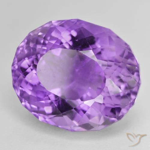 Ametista Violeta Vívido Natural 33.44ct, oval, VVS-VS