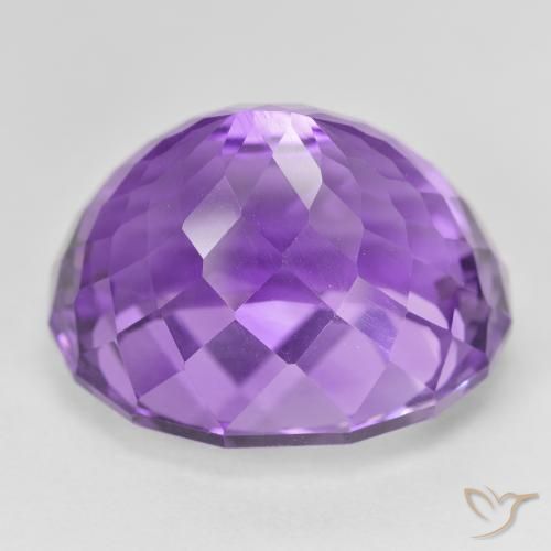 Ametista Violeta Vívido Natural 33.44ct, oval, VVS-VS