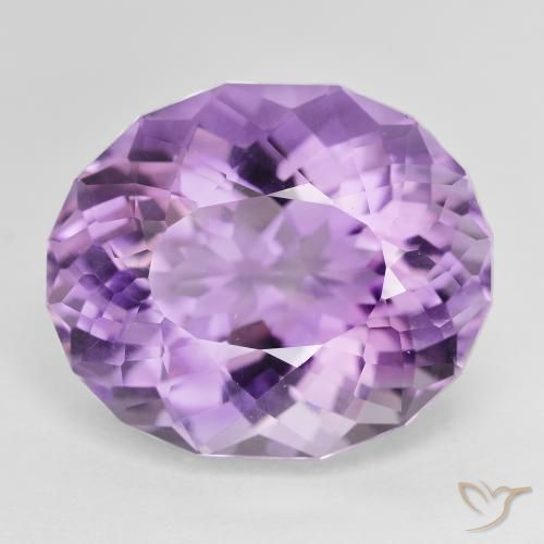 16.36ct Natural Violeta rosado Ametista, oval, VVS-VS