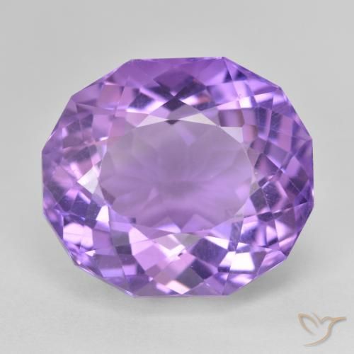 17.75ct Natural Violeta médio Ametista, oval, VVS-VS