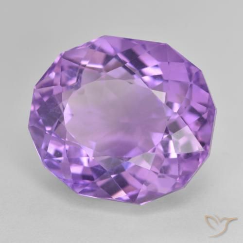 Ametista Violeta médio Natural 17.75ct, oval, VVS-VS