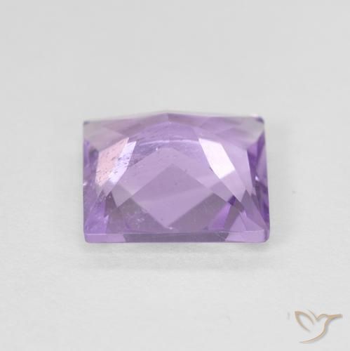 Ametista Violeta rosado Natural 1.21ct, Quadrado, VS