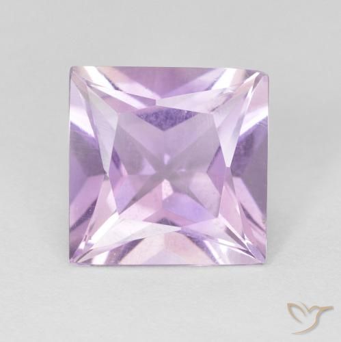 2.08ct Natural Violeta rosado claro Ametista, Quadrado, VS