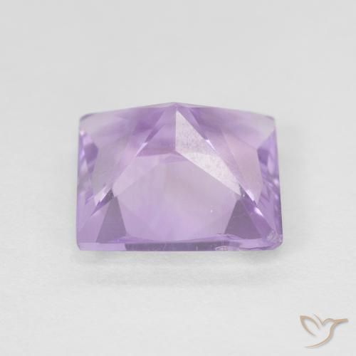 Ametista Violeta rosado claro Natural 2.08ct, Quadrado, VS