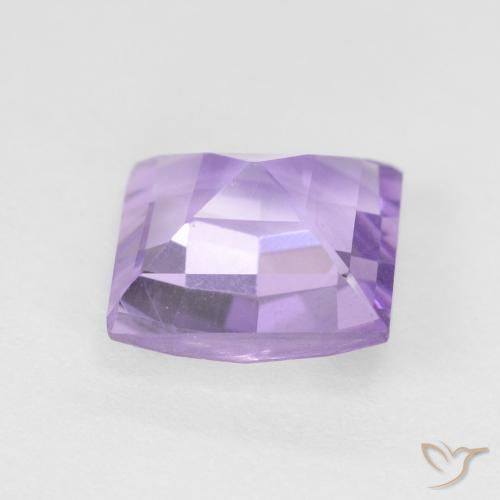 Ametista íris violeta Natural 1.54ct, Quadrado, VVS-VS