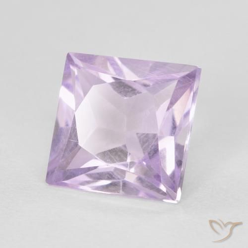 Ametista Magenta claro Natural 0.93ct, Quadrado, VVS