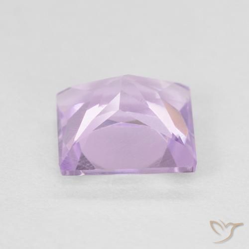 Ametista Magenta claro Natural 0.93ct, Quadrado, VVS