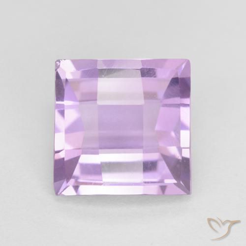 2.41ct Natural Violeta rosado Ametista, Quadrado, VVS