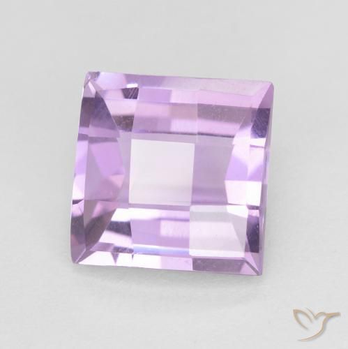 Ametista Violeta rosado Natural 2.41ct, Quadrado, VVS