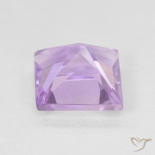 Ametista Violeta rosa médio Natural 1.55ct, Quadrado, VVS