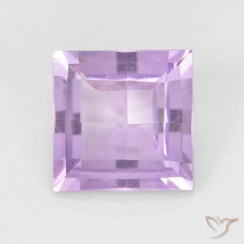 1.71ct Natural Violeta rosado claro Ametista, Quadrado, VVS