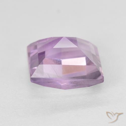 Ametista Violeta rosado claro Natural 1.71ct, Quadrado, VVS