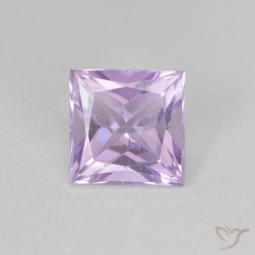 1.93ct Natural Violeta claro Ametista, Quadrado, VS