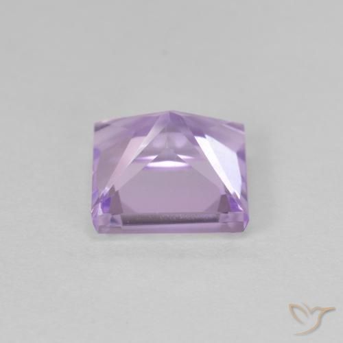 Ametista Violeta claro Natural 1.93ct, Quadrado, VS