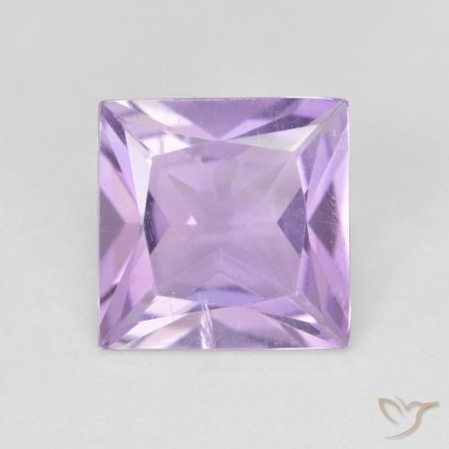 2.01ct Natural íris violeta Ametista, Quadrado, VS