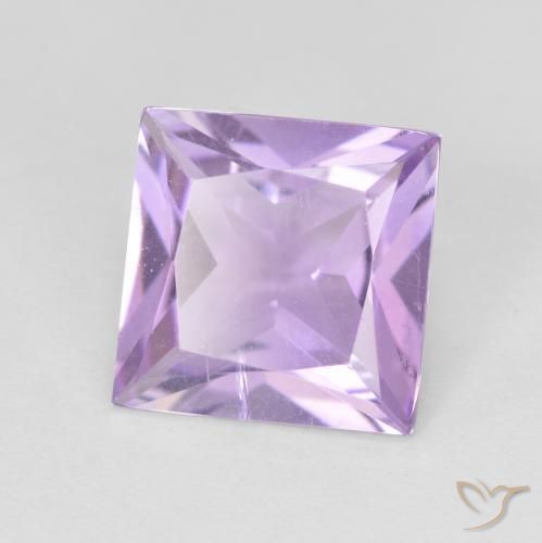 Ametista íris violeta Natural 2.01ct, Quadrado, VS