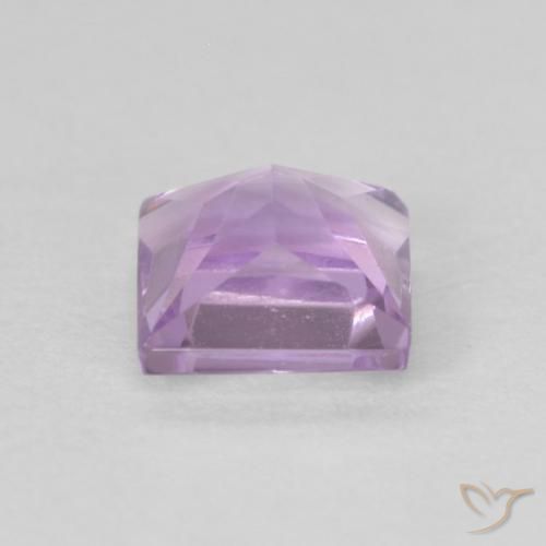 Ametista Violeta médio Natural 0.65ct, Quadrado, VS