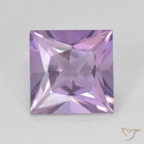2.09ct Natural Violeta rosa médio Ametista, Quadrado, VVS-VS