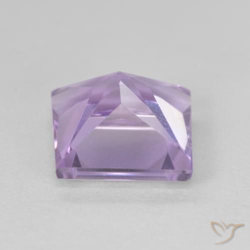 Ametista Violeta claro Natural 3.09ct, Quadrado, VVS
