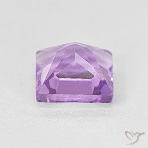 Ametista Íris Rosa Violeta Natural 1.08ct, Quadrado, VVS