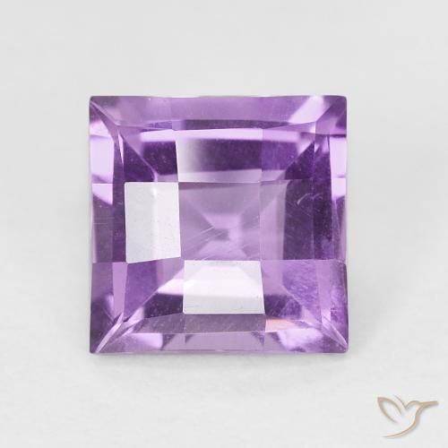1.75ct Natural Violeta rosado Ametista, Quadrado, VVS-VS