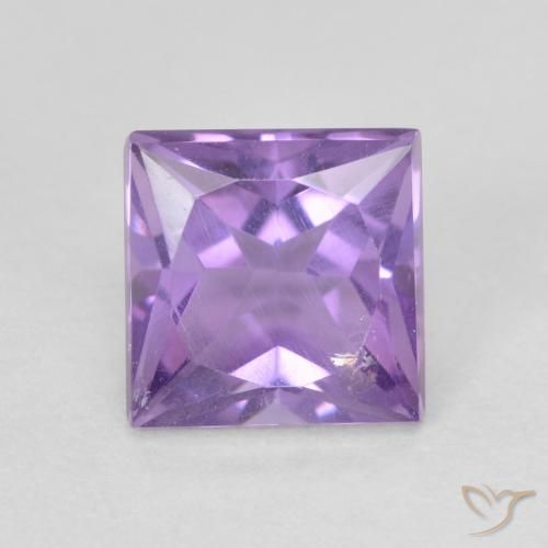 1.13ct Natural Violeta rosado Ametista, Quadrado, VVS-VS