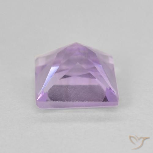 Ametista Violeta claro Natural 1.11ct, Quadrado, VVS-VS