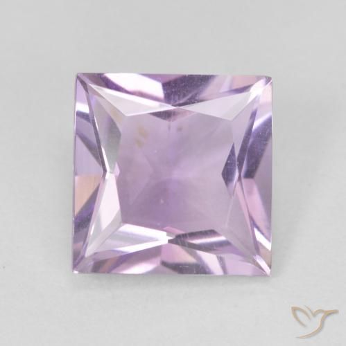 2.01ct Natural Violeta claro Ametista, Quadrado, VVS-VS