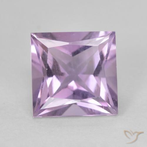 2.27ct Natural Violeta rosa médio Ametista, Quadrado, VVS-VS