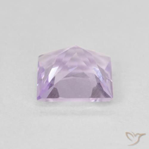 Ametista Violeta claro Natural 0.79ct, Quadrado, VVS-VS