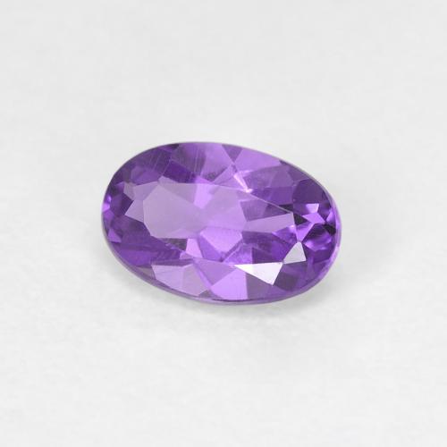 Ametista Violeta Profundo Natural 0.44ct, Corte Oval, VVS-VS