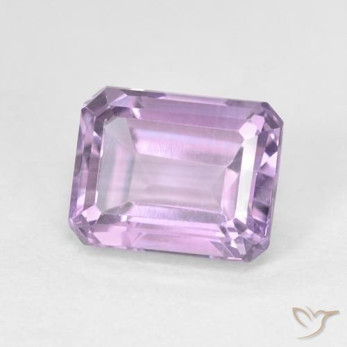 Ametista Violeta médio Natural 2.64ct, Corte Octógono / Esmeralda, VVS-VS