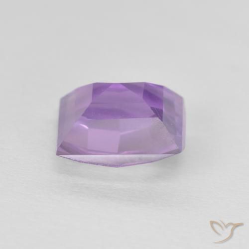 Ametista Violeta rosado Natural 1.23ct, Quadrado, VVS-VS