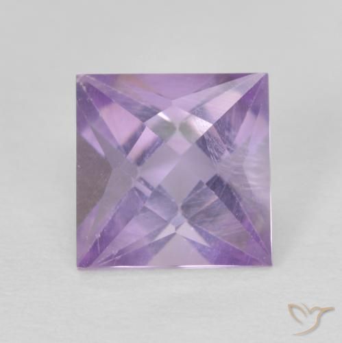 1.21ct Natural Violeta rosado Ametista, Quadrado, VVS-VS