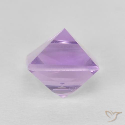 Ametista Violeta rosado Natural 1.21ct, Quadrado, VVS-VS