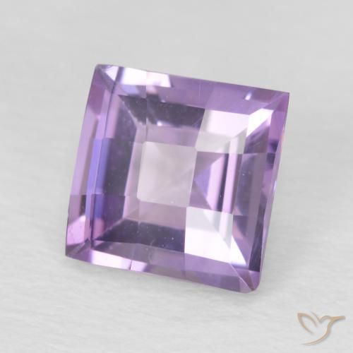 Ametista Profundo Iris Violeta Natural 1.73ct, Quadrado, VVS-VS
