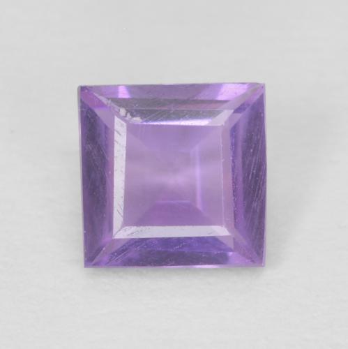 0.37ct Natural Violeta rosado Ametista, Quadrado, VVS-VS