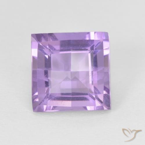 1.86ct Natural Violeta rosado Ametista, Quadrado, VS