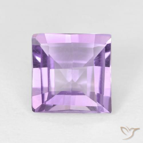 1.42ct Natural Violeta médio Ametista, Quadrado, VVS-VS