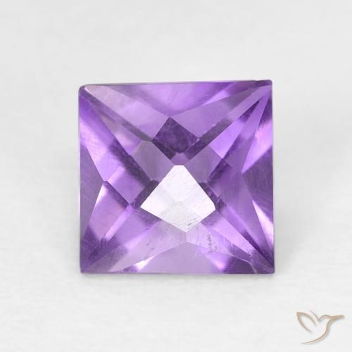 1.03ct Natural Violeta médio Ametista, Quadrado, VVS-VS