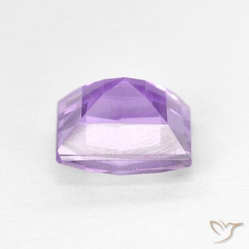 Ametista Violeta rosado claro Natural 1.35ct, Quadrado, VVS-VS