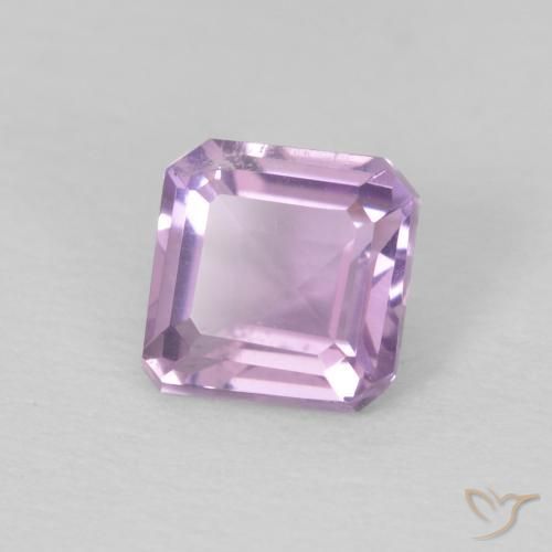 Ametista Violeta rosado Natural 0.65ct, Corte Octógono / Esmeralda, VS